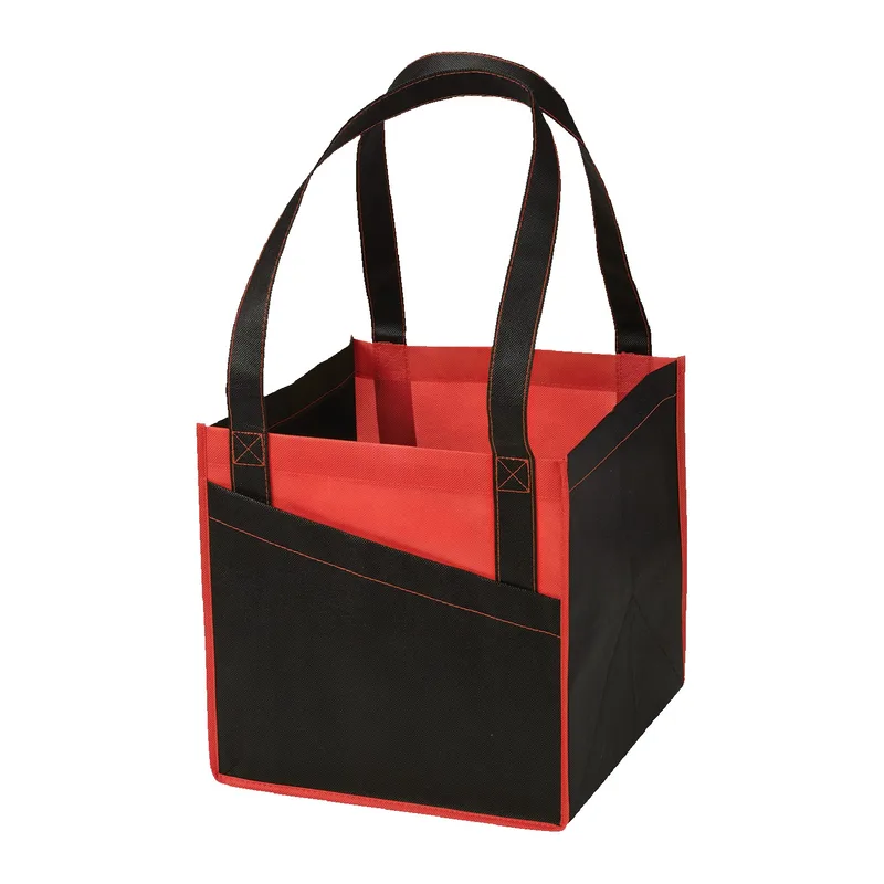 Cube Non-Woven Utility Tote Bag view 3