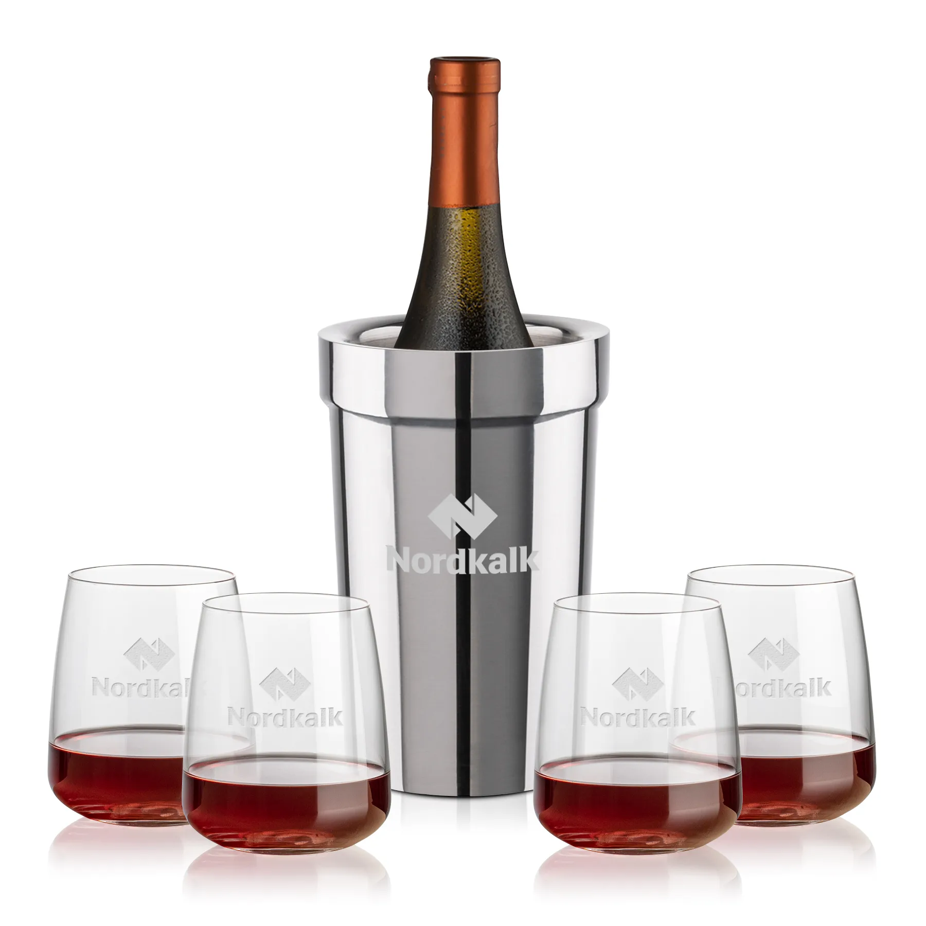 Milano Cooler Set, Laser Engraving, Set of 5