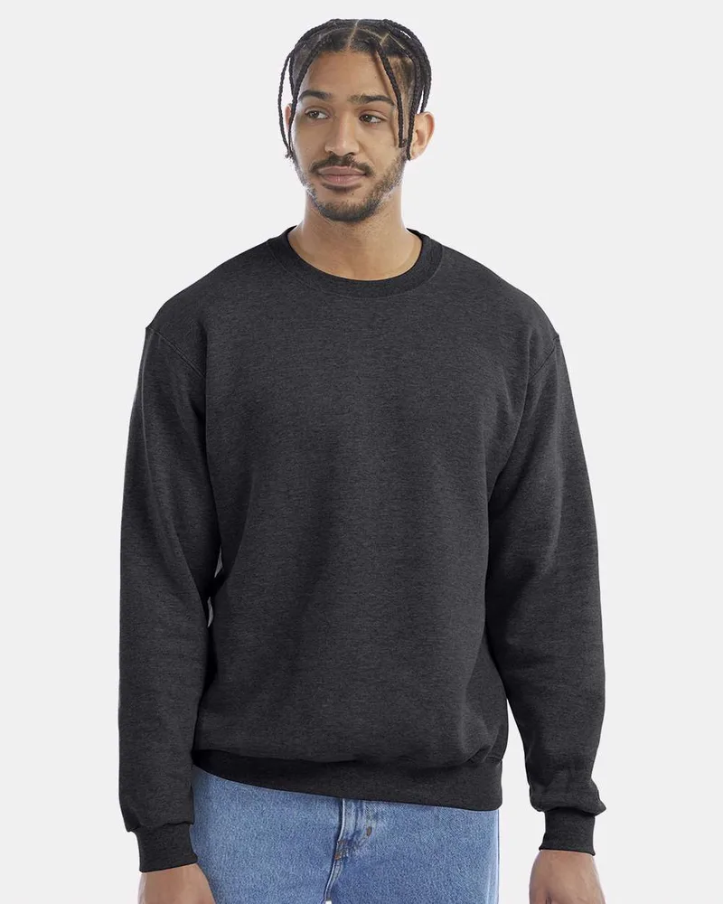 Champion® Powerblend® Crewneck Sweatshirt view 3
