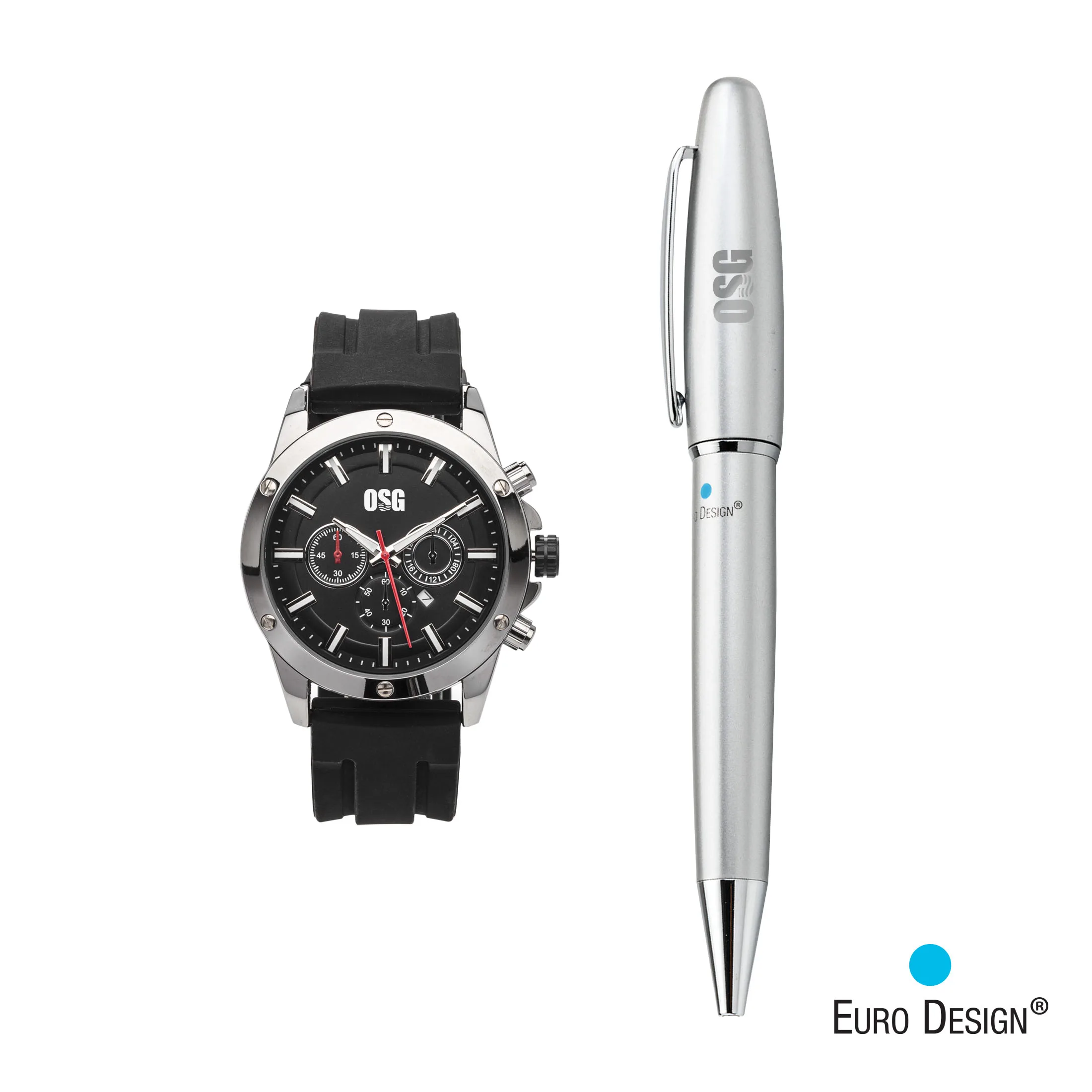 Euro Design® Bernau Watch/Pen Set