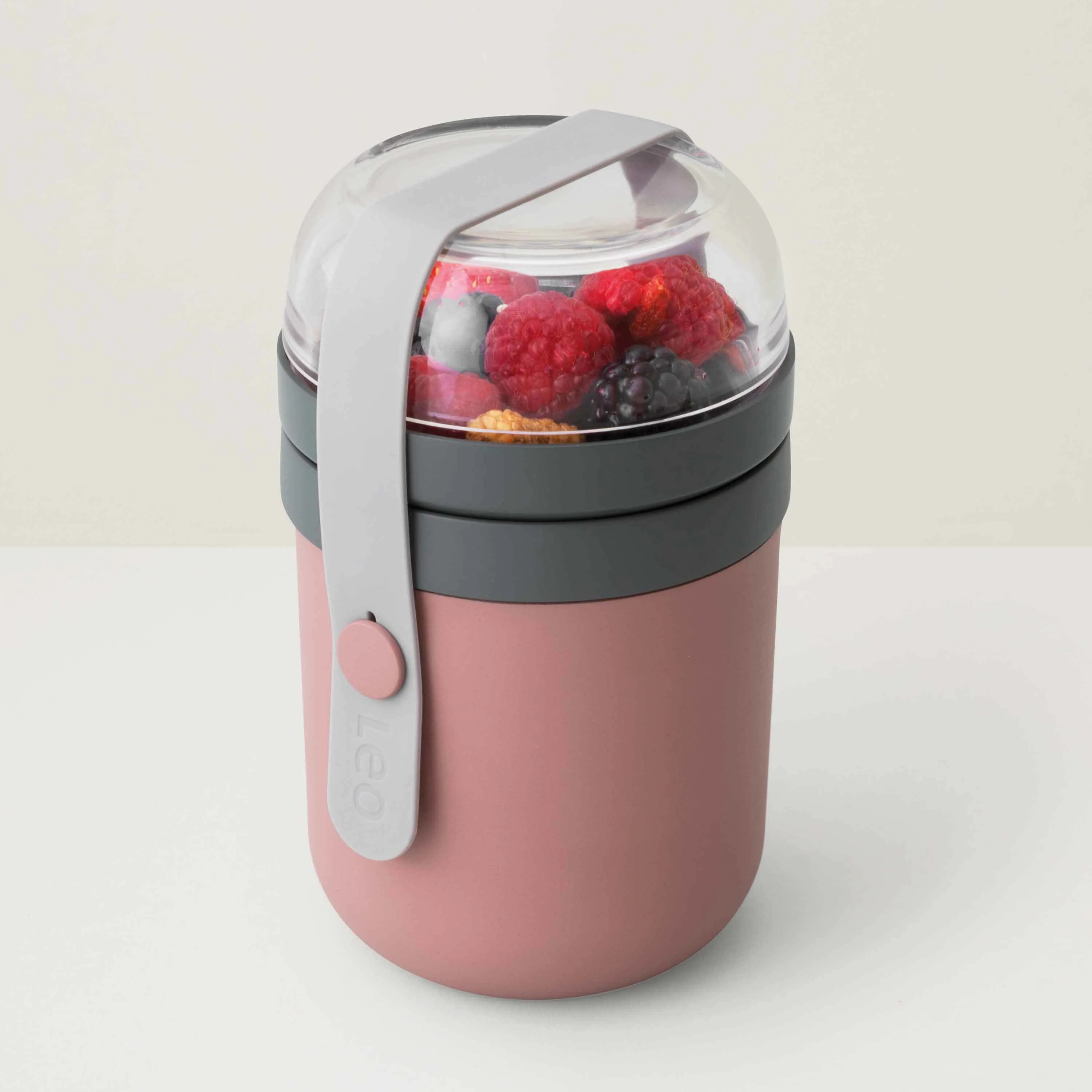BergHoff Leo Dual Lunch Pot - Pink & Gray
