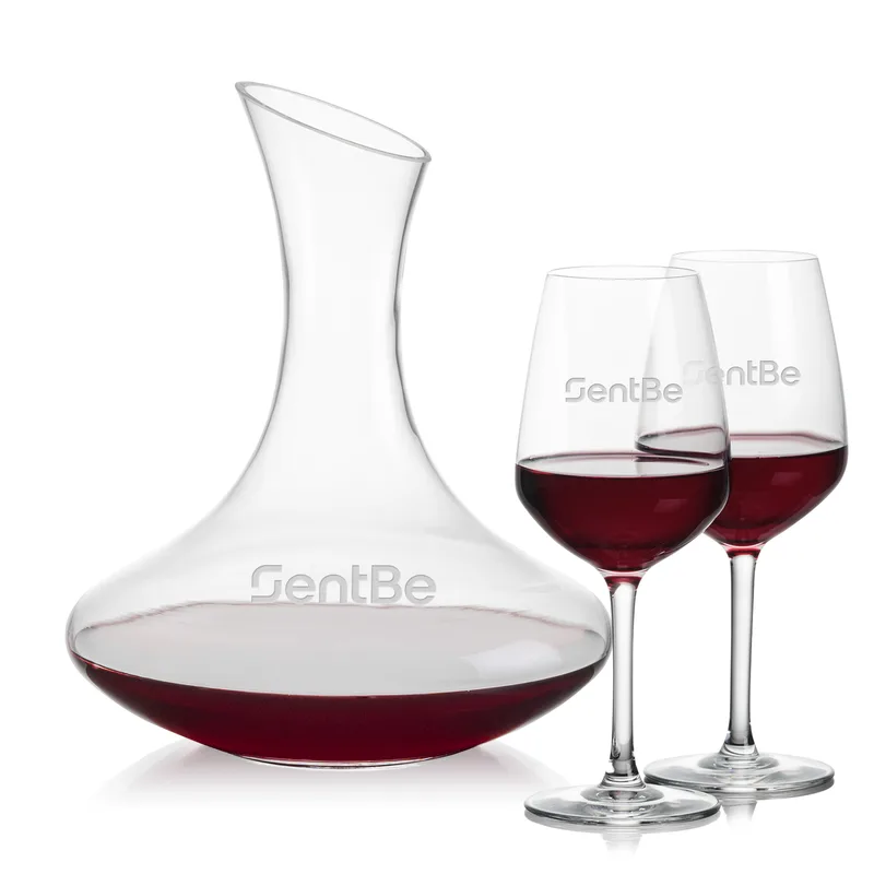 Carafe Stemmed Set, Mandelay Set, Carafe & 2 Wine