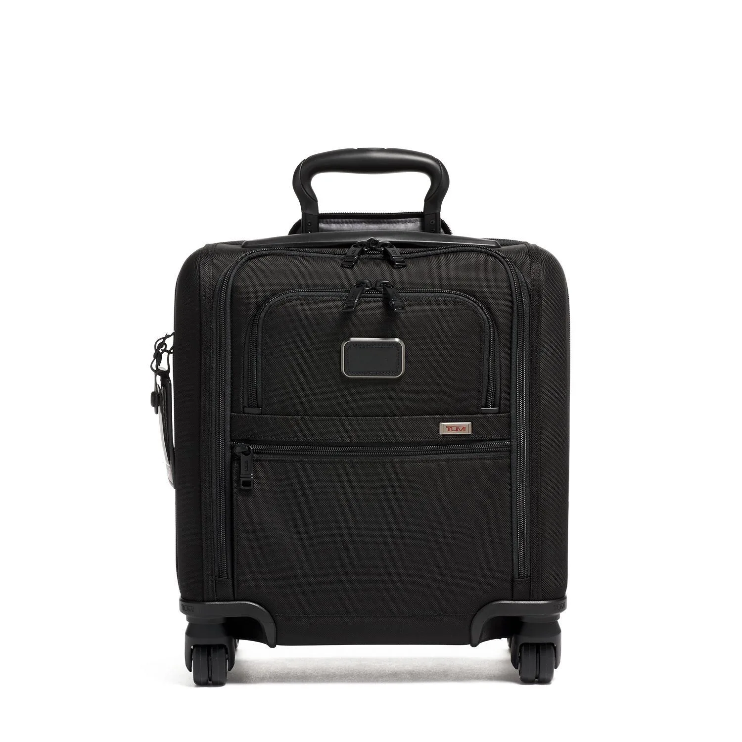 Tumi Alpha Small Compact 4 Wheeled Brief Luggage - Black