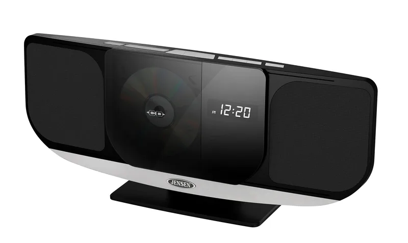 Jensen Audio Wall Mountable Bluetooth Music System w/Mp3 Cd Player