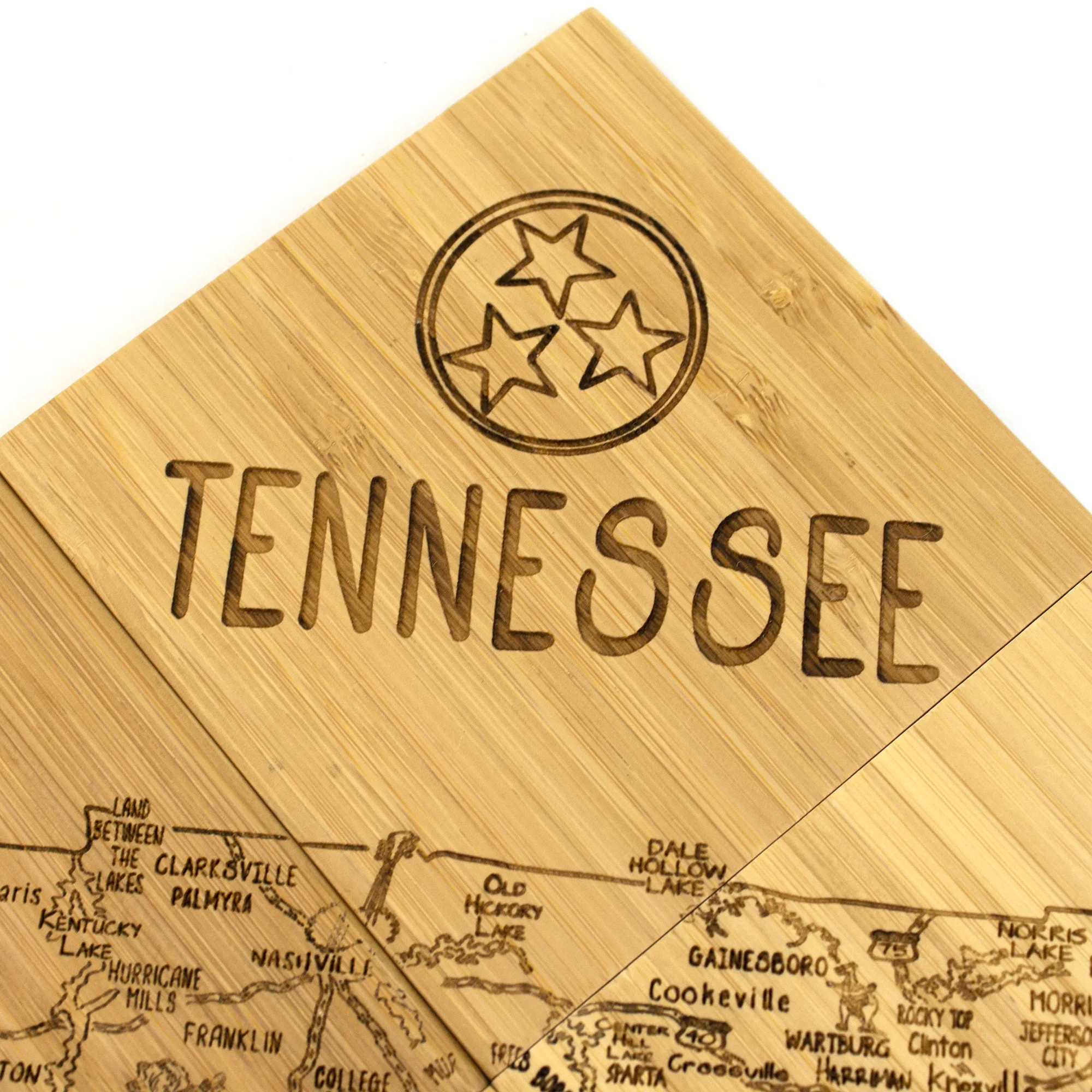 Tennessee Puzzle Coaster Set view 4