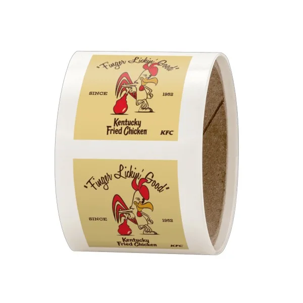 3" x 3" Square Roll Labels