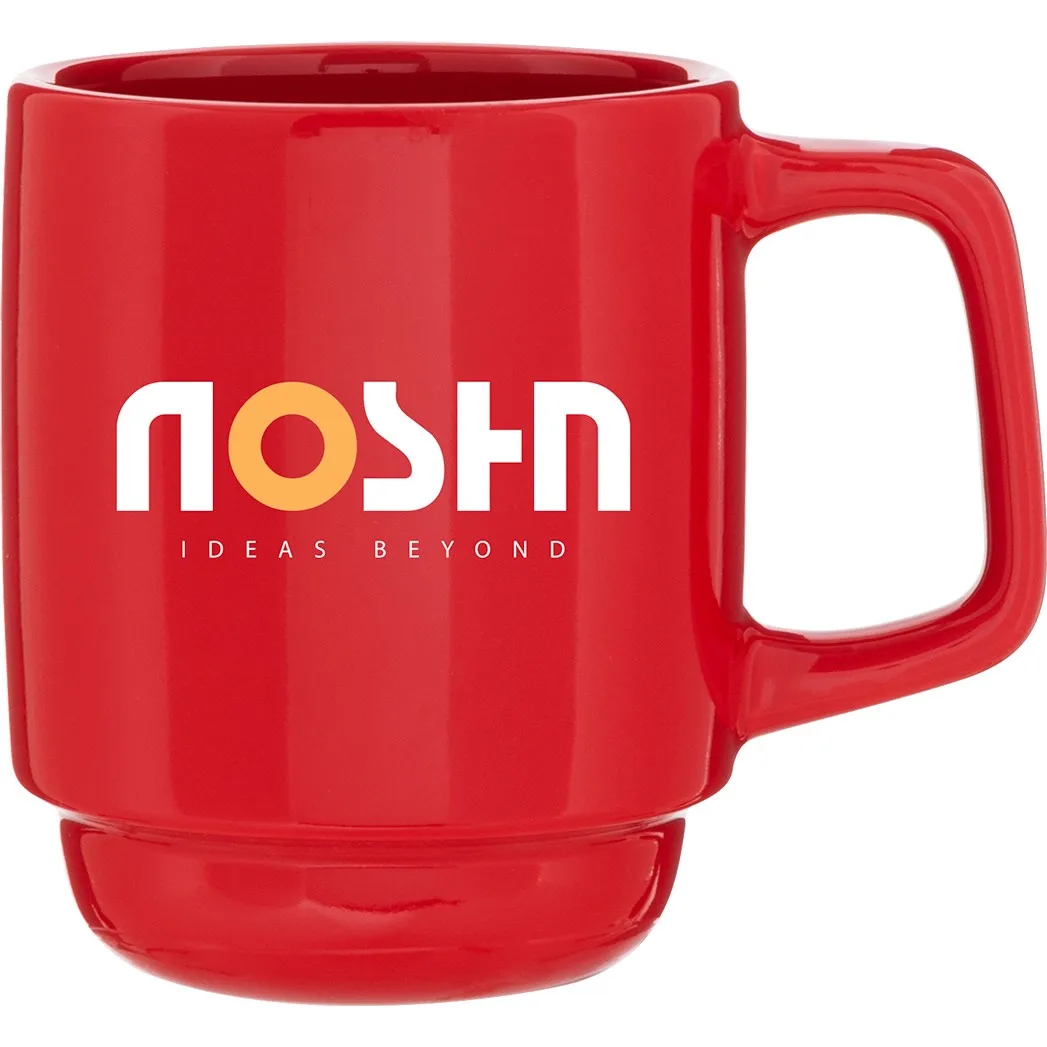 16 oz Olly Ceramic Mug (Red)