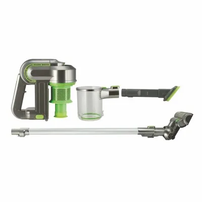 Green/Silver 2-In-1 Cordless Cyclonic Vacuum Cleaner