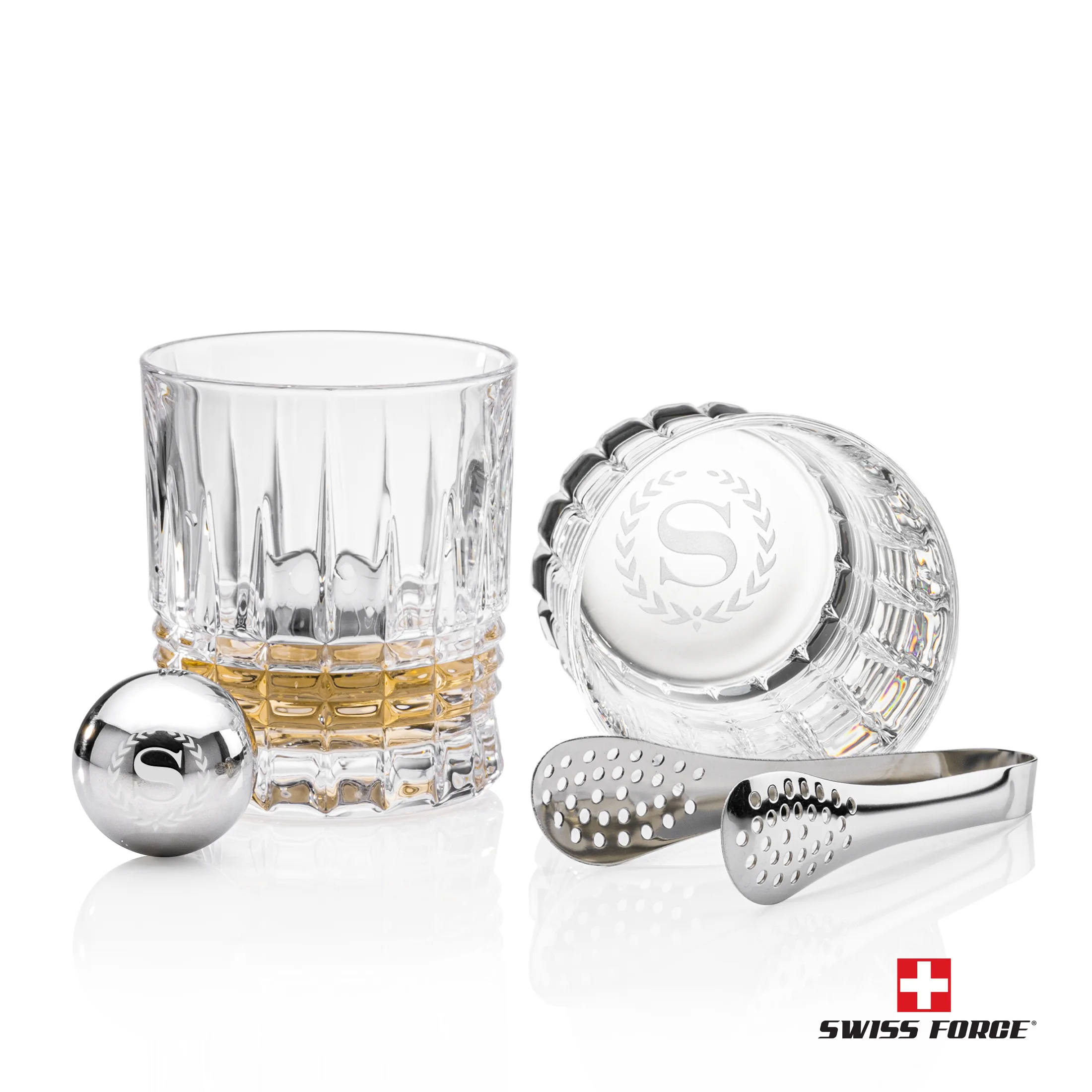 Whiskey Ball Set, Laser Engraving