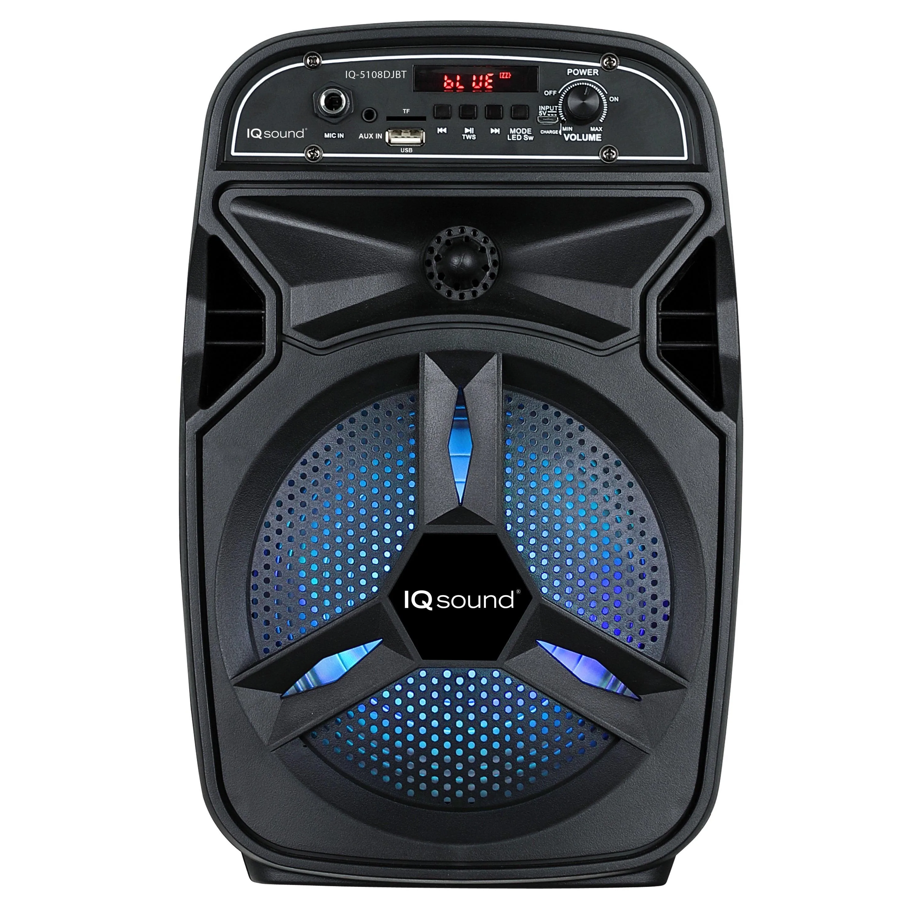 Supersonic 8" Portable Bluetooth Speaker W/True Wireless Stereo