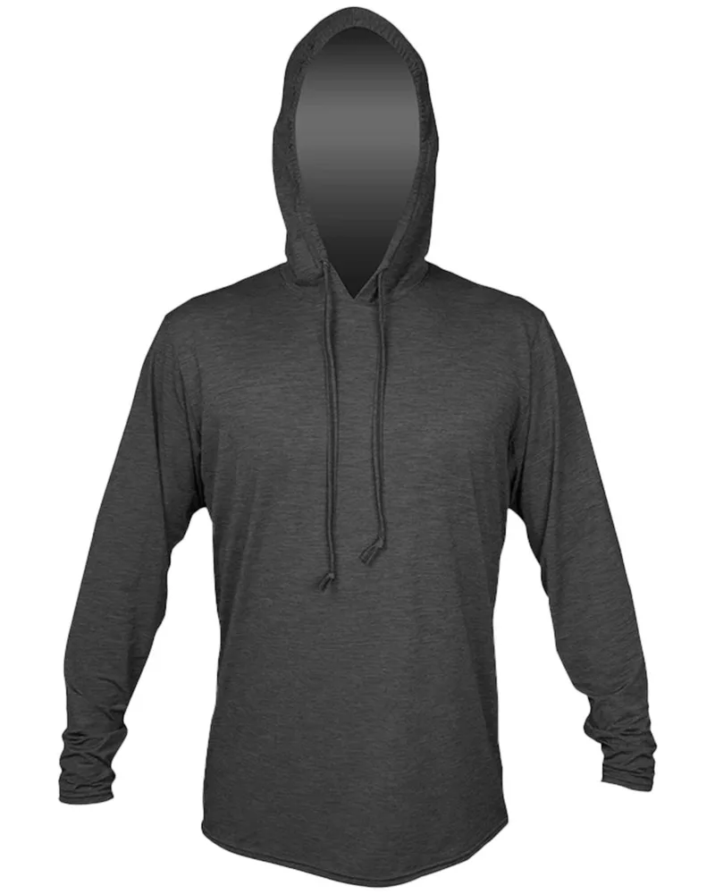 ANETIK® Men's Low Pro Tech Hooded Long Sleeve T-Shirt view 2