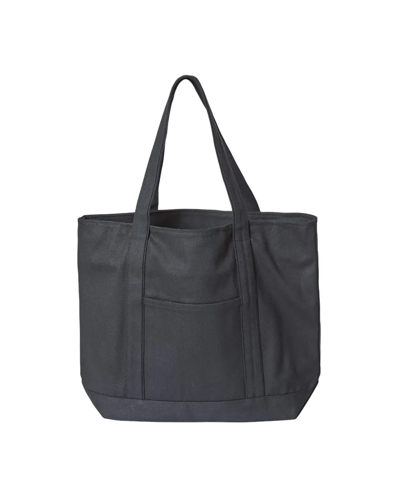 Liberty Bags® XL Zippered Cotton Canvas Resort Tote view 2