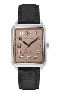Citizen® Joseph Bulova Breton Men's Leather Strap Watch w/Blush Dial