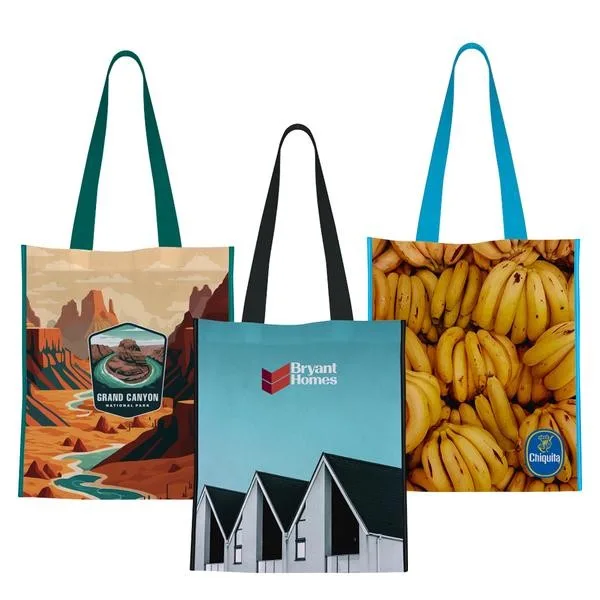 Import Square Off Laminated Non-Woven Tote