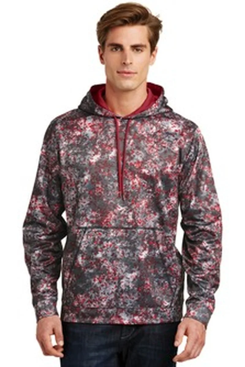 Sport-Tek® Sport-Wick® Mineral Freeze Fleece Hooded Pullover.