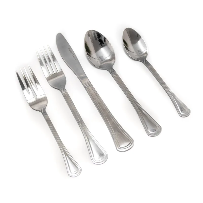 BergHoff Two-Tone Matte 20Pc Flatware Set 18/0 Ss, Serv For 4