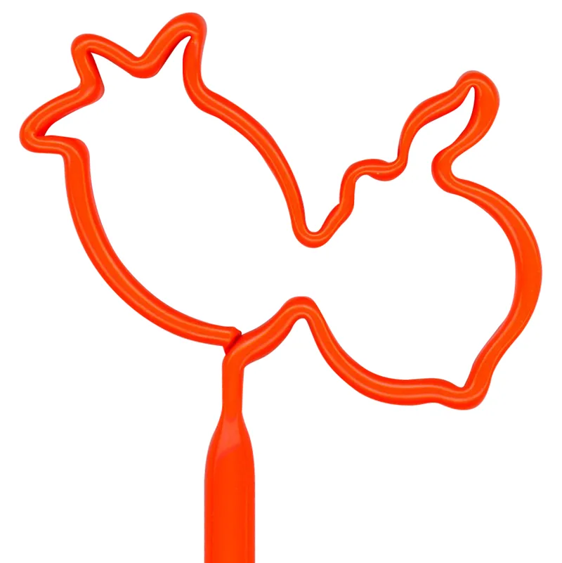 Pineapple Peach Inkbend Standard, Bent Pen