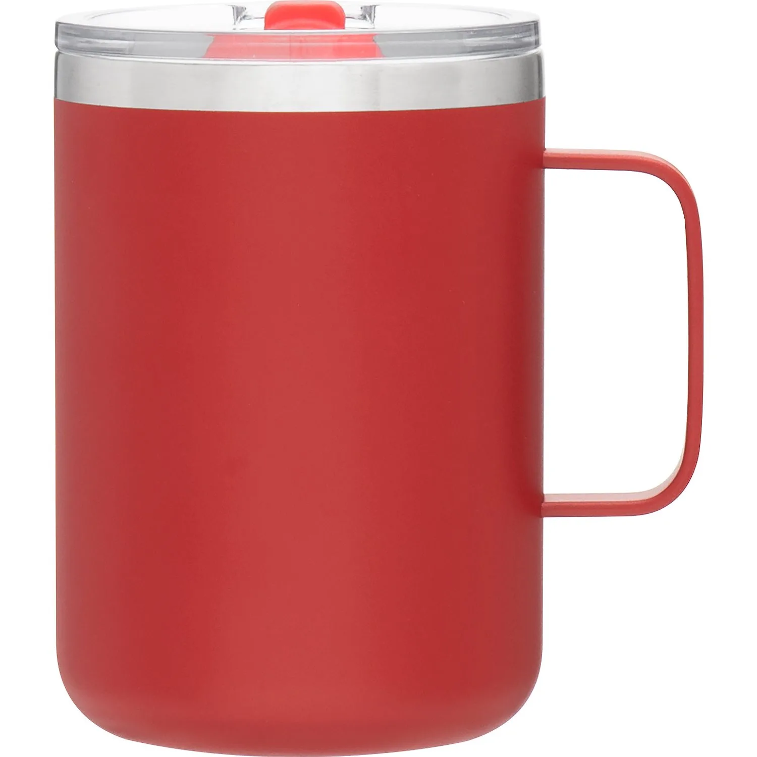 16.9 oz Camper Travel Mug (Matte Red) view 2