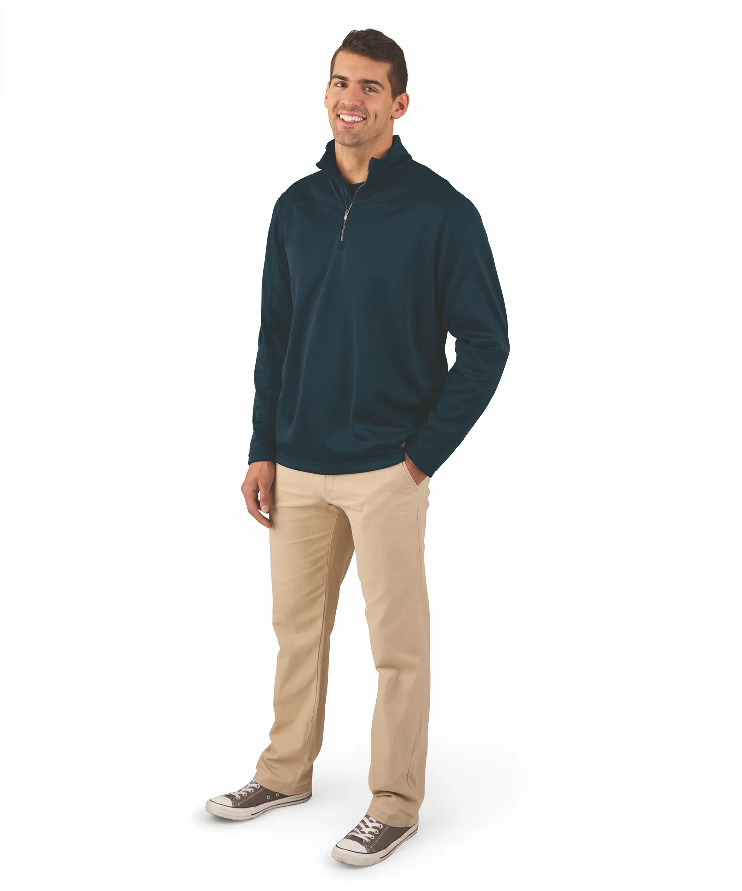 Unisex Stealth Zip Pullover view 2