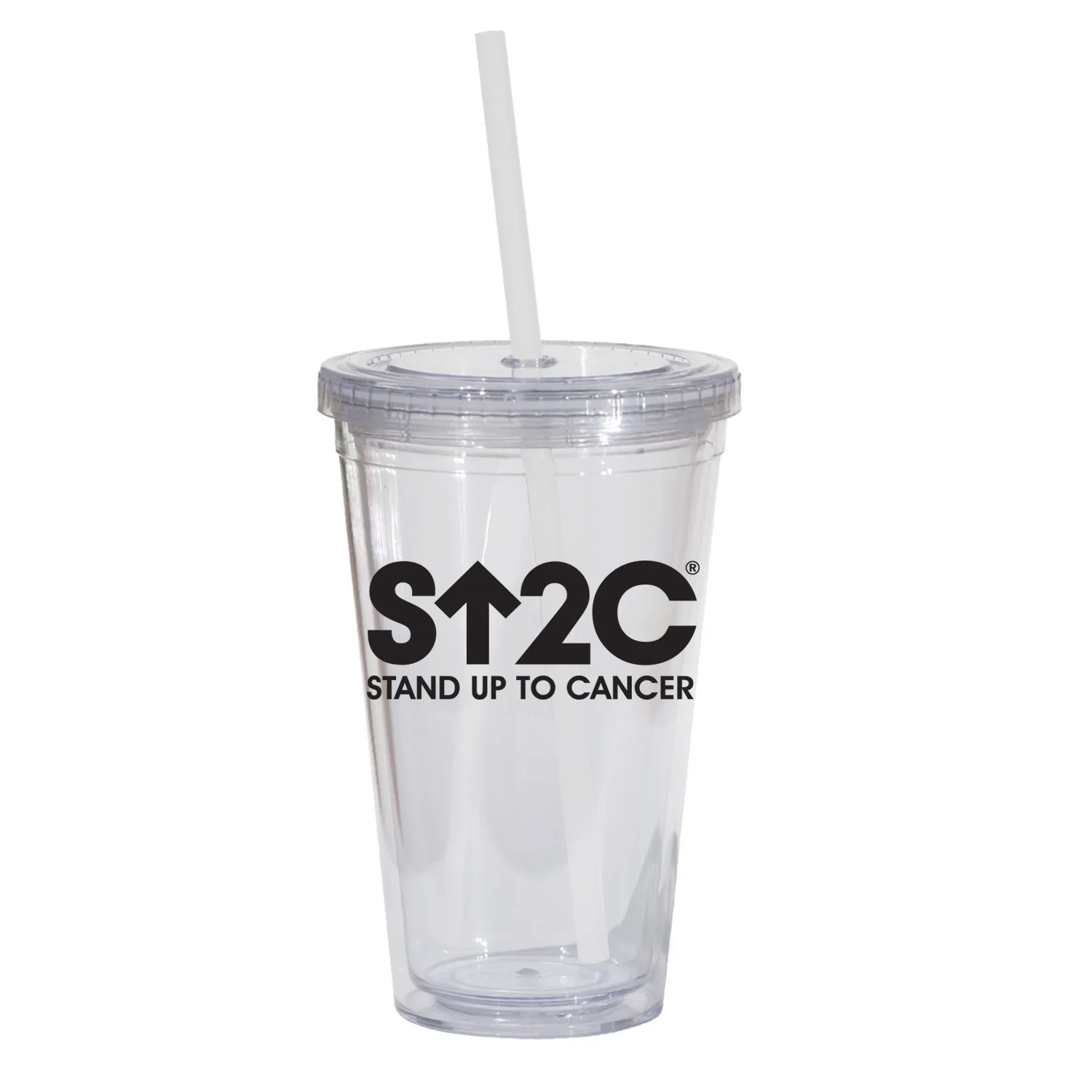 Double Wall 16 Oz Tumbler - Clear view 3