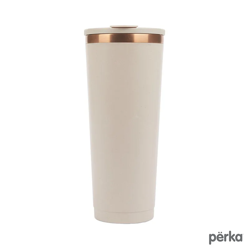 Perka Barbarossa 24 oz. Recycled Steel and Coffee Grounds Tumbler view 2