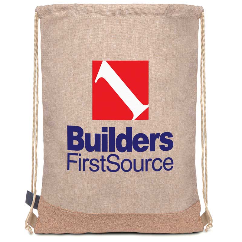 Khaki Beige Logo Back
