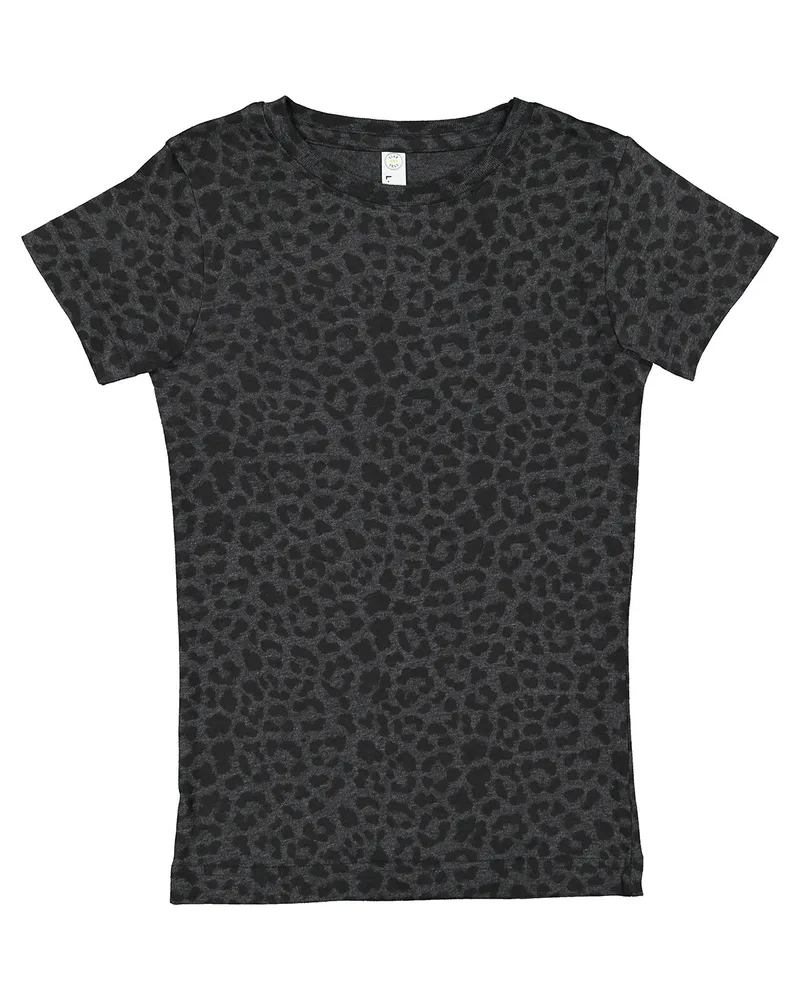 LAT Girls' Fine Jersey T-Shirt view 4