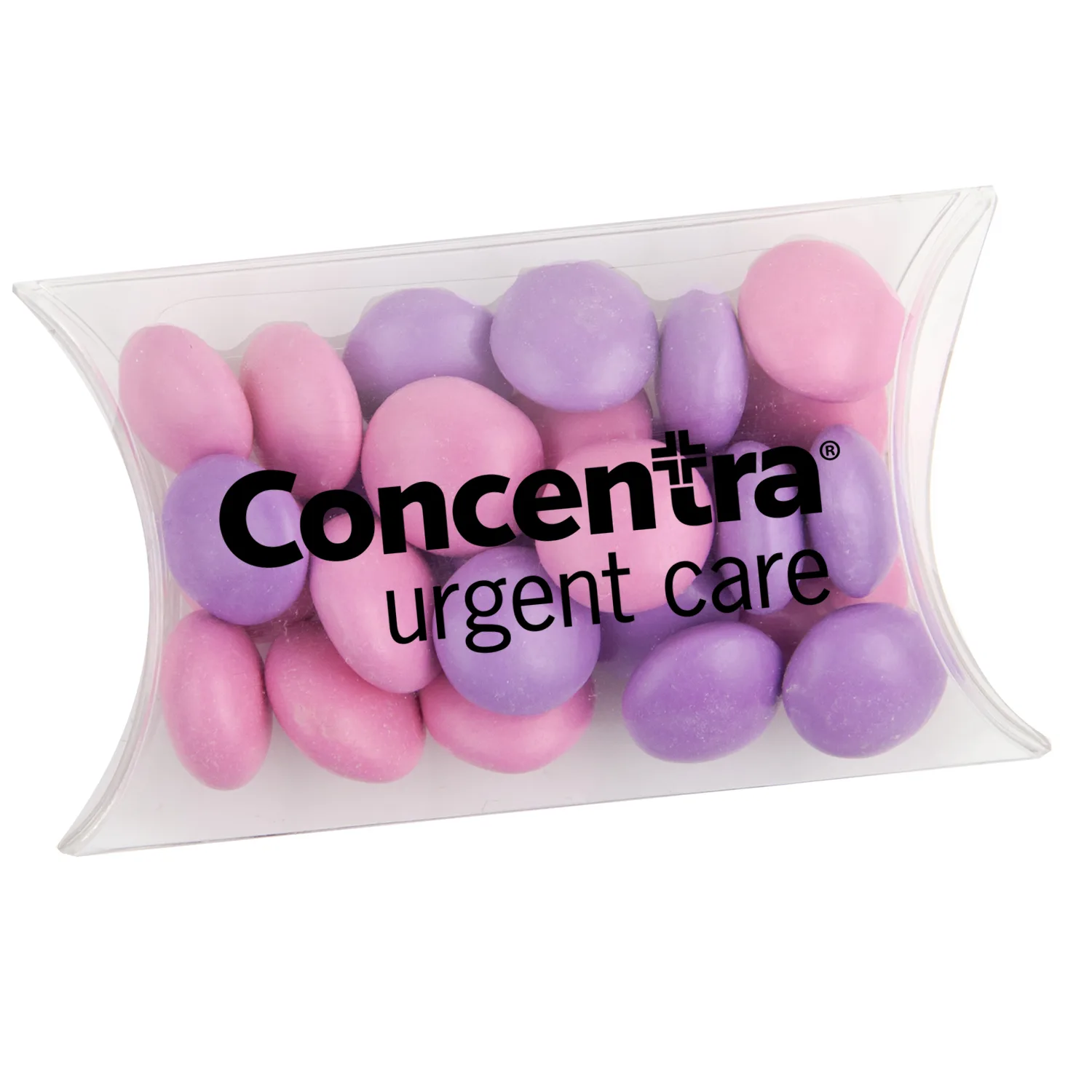 Small Pillow Acetate Box with Chocolate Buttons