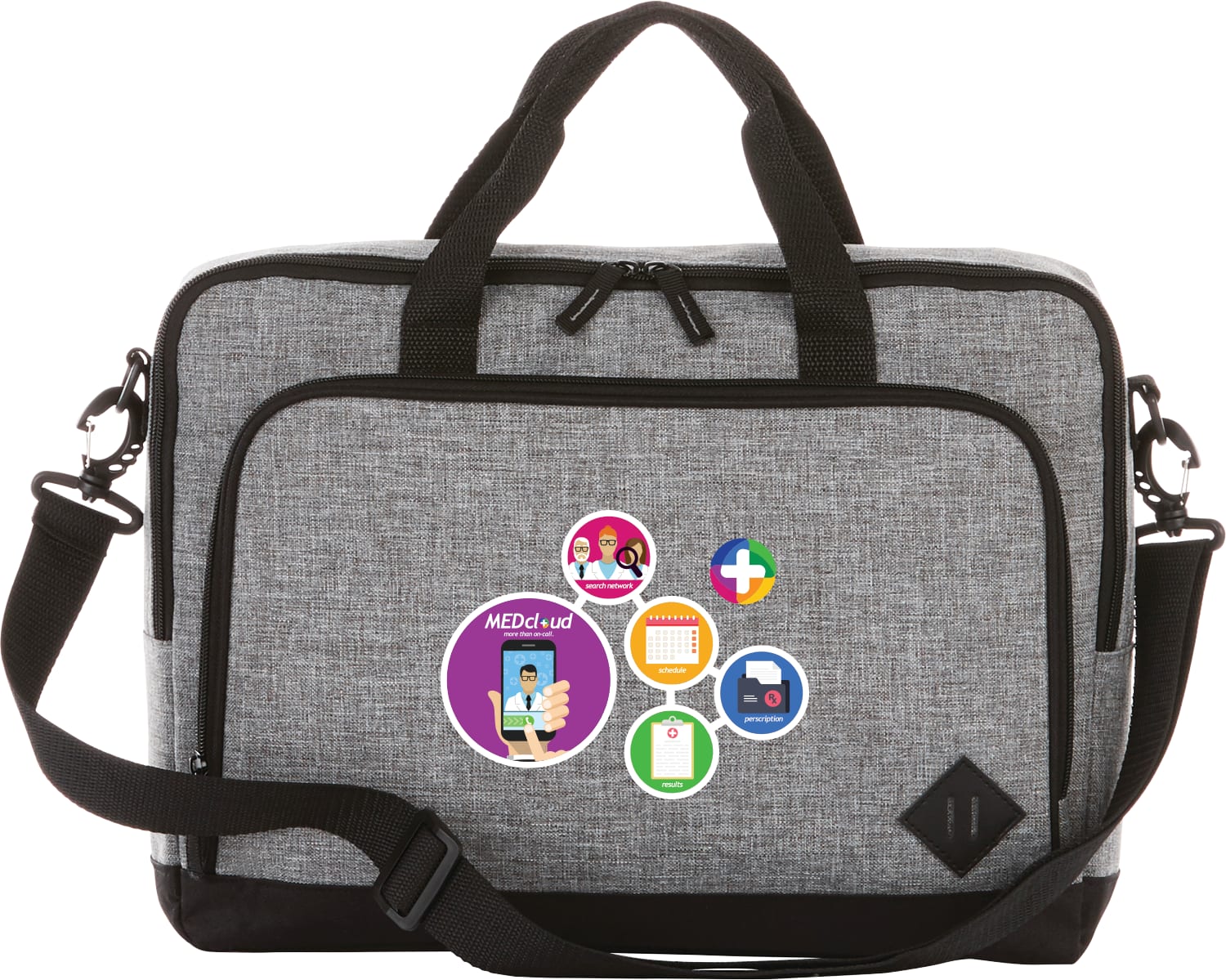 Graphite 15'' Computer Briefcase