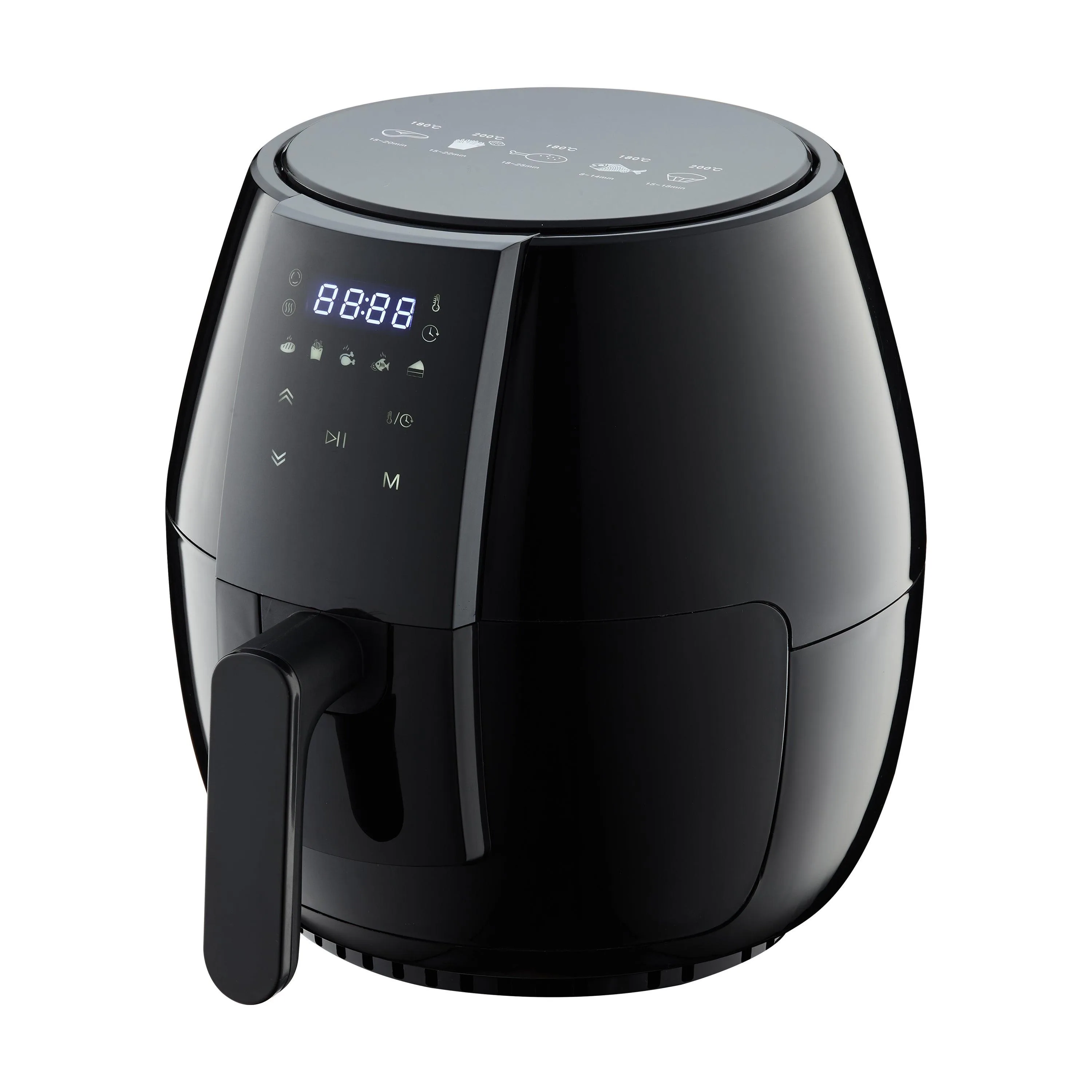 Supersonic National 4.0Qt Digital Air Fryer Black
