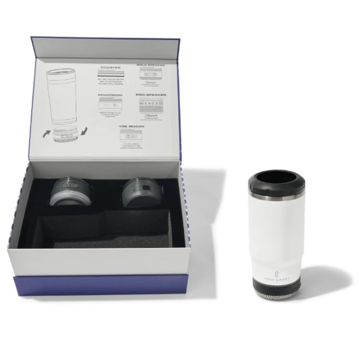 Pour Caddy® Vibe Chill & Brew 14 Oz. Tumbler Gift Set view 4