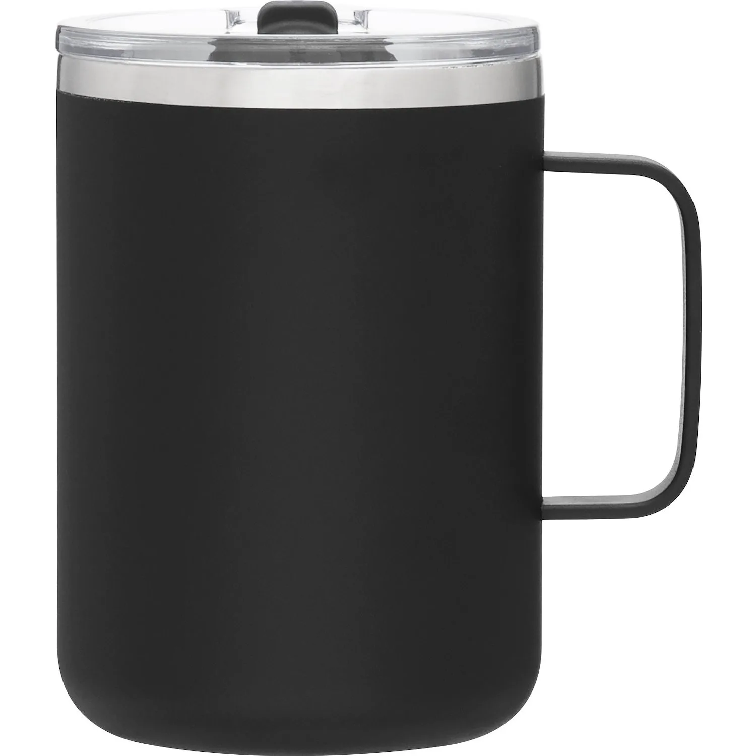 16.9 oz Camper Travel Mug (Matte Black) view 2
