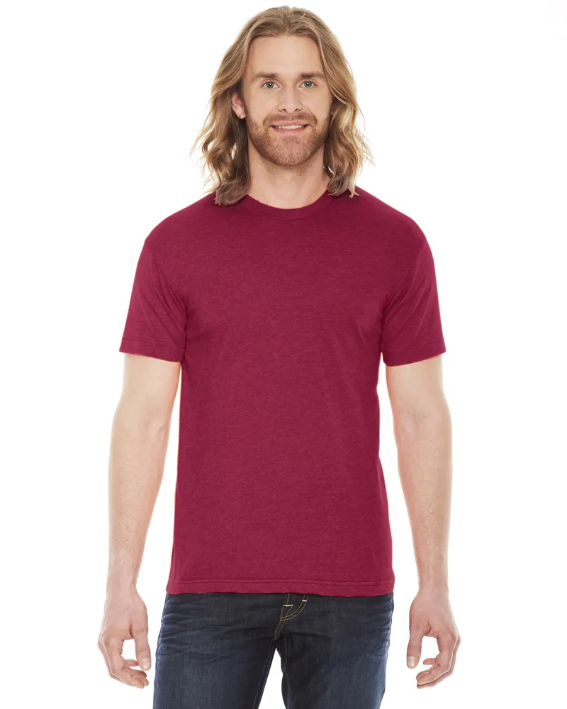 American Apparel Unisex Poly-Cotton Short-Sleeve Crewneck view 3