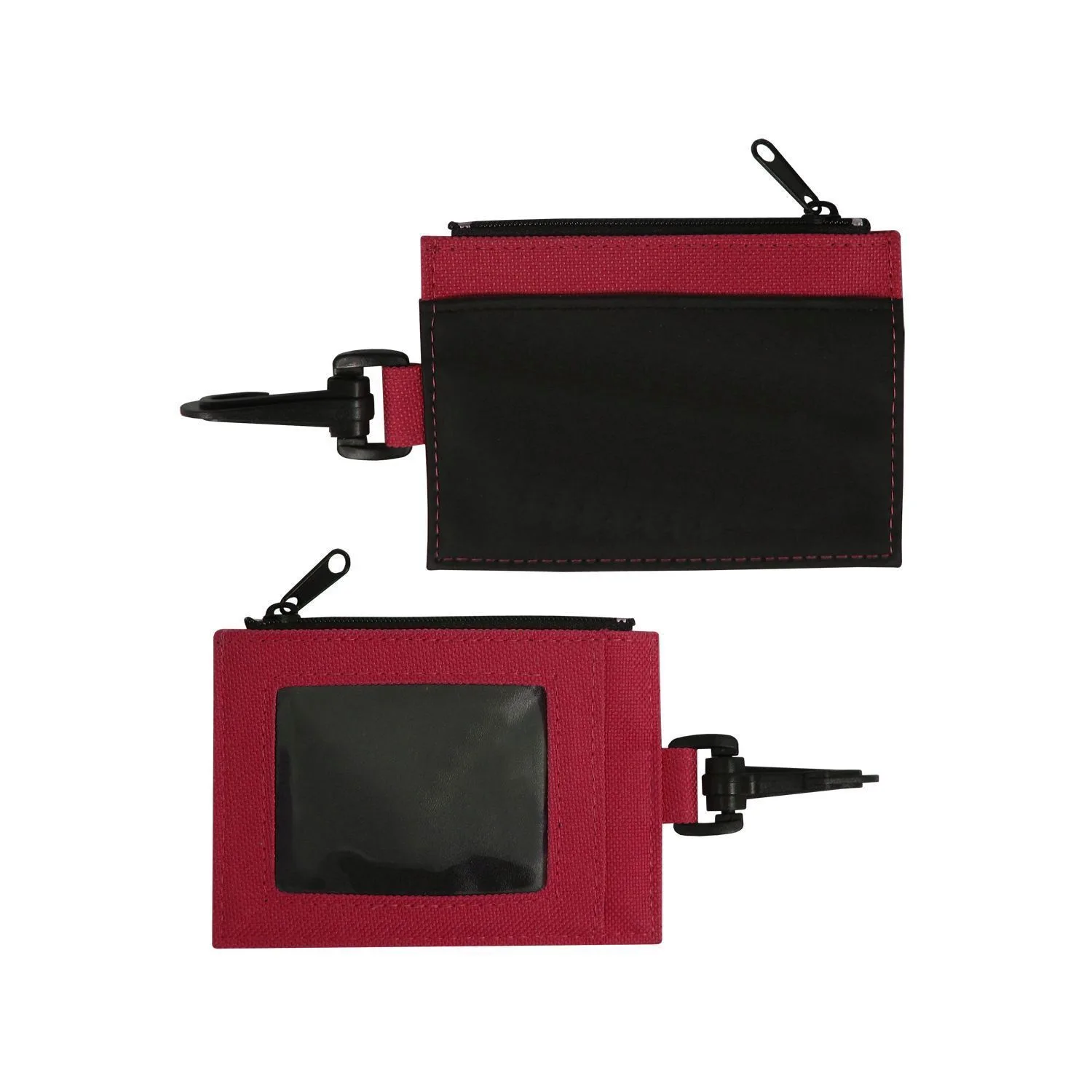 Zippered Id Wallet W/Clip view 2