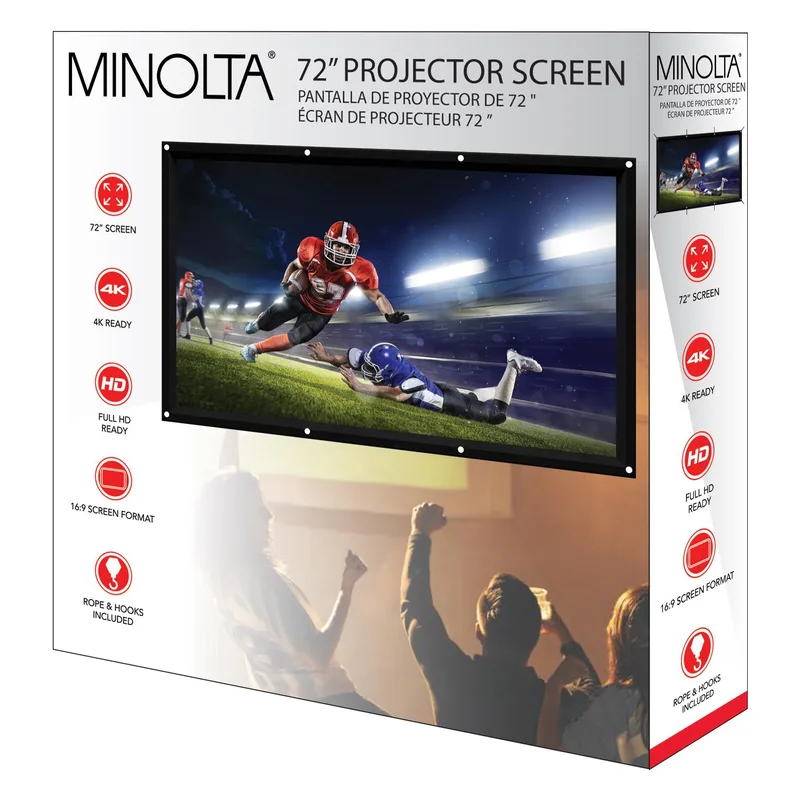 Billboard, Minolta, Body Glove, Trip Adv 72" Lightweight Projector Screen