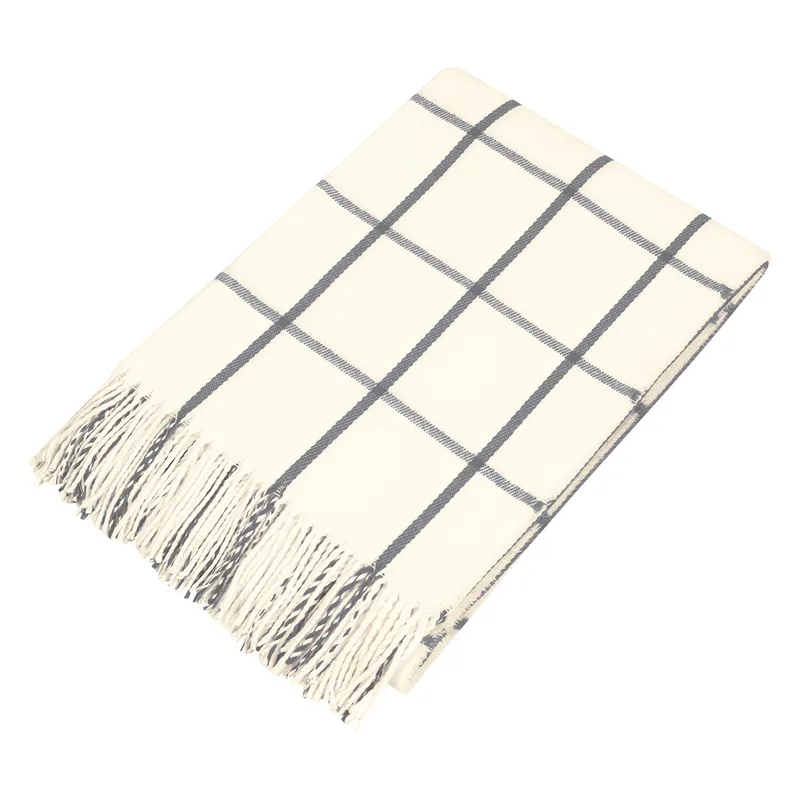 Charleston Fringed Throw Blanket view 3