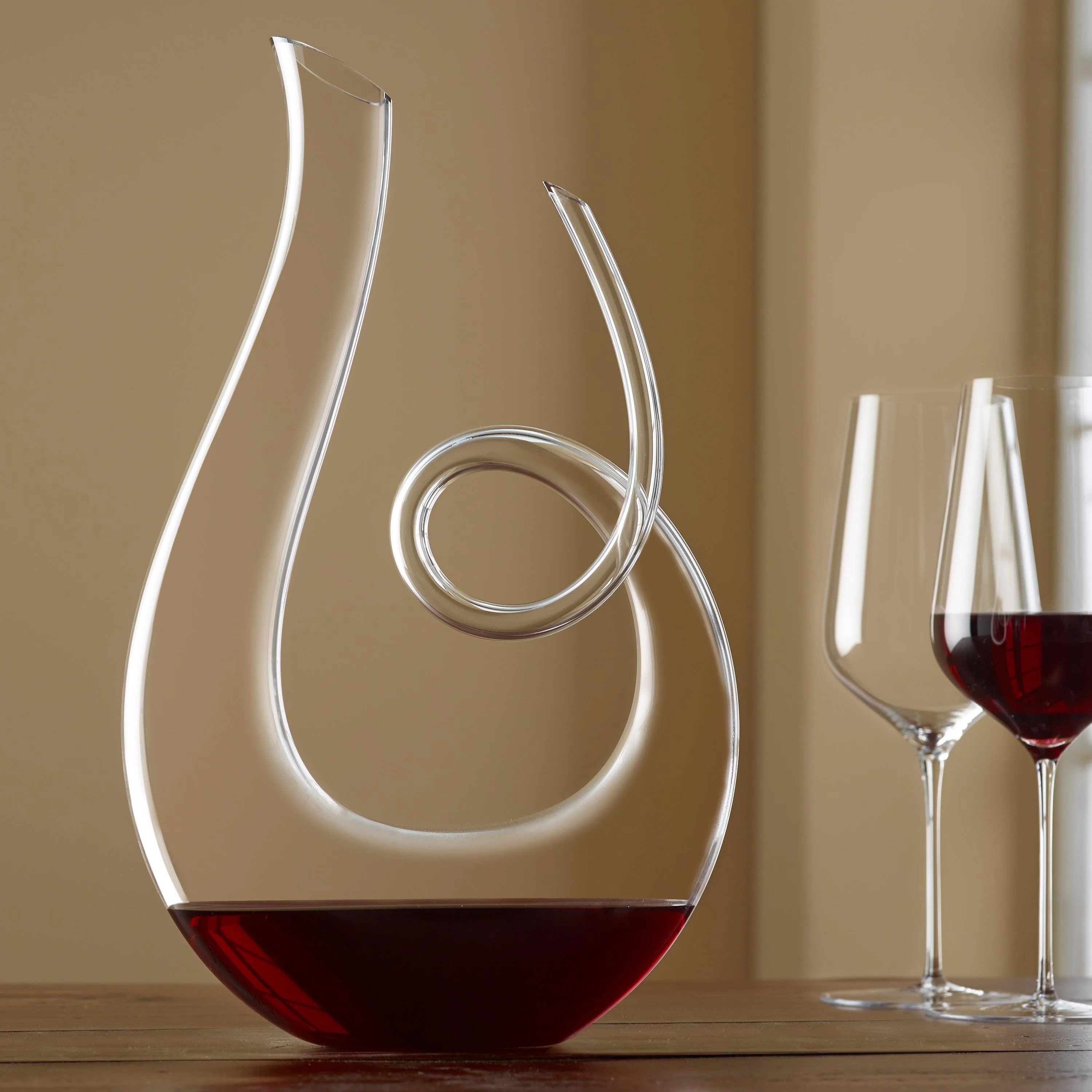 Wine Enthusiast Art Series Treble Decanter