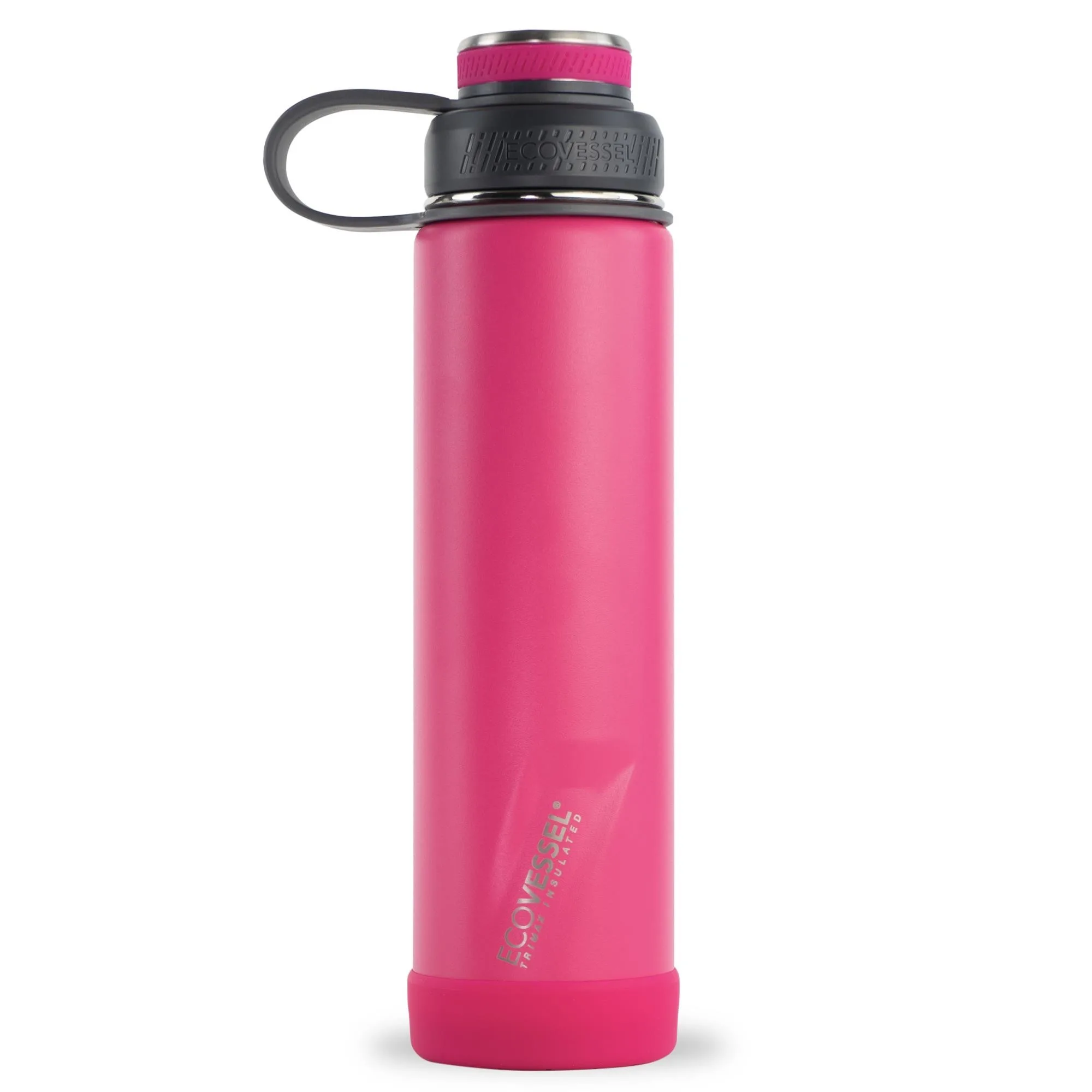 EcoVessel Boulder 24 Oz Trimax® Insulated Ss Water Bottle - Wild Magenta