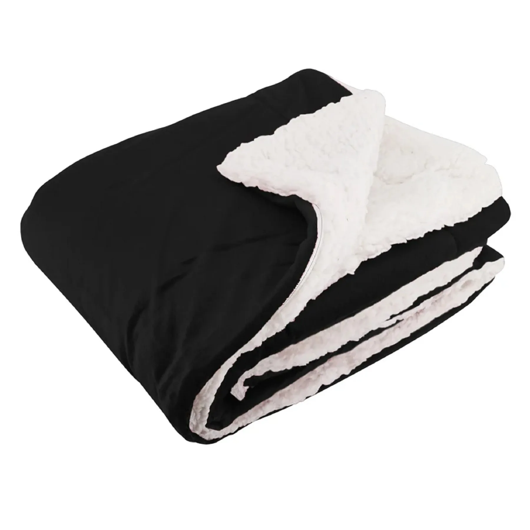Micro Mink Solid Colors Sherpa 50" x 60" Blanket (BLANK)