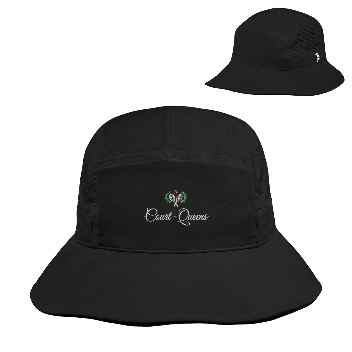 15084 BLK Embroidery