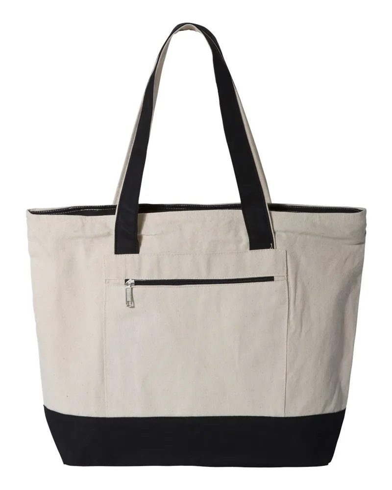 Q-Tees™ 19L Zippered Tote Bag view 2