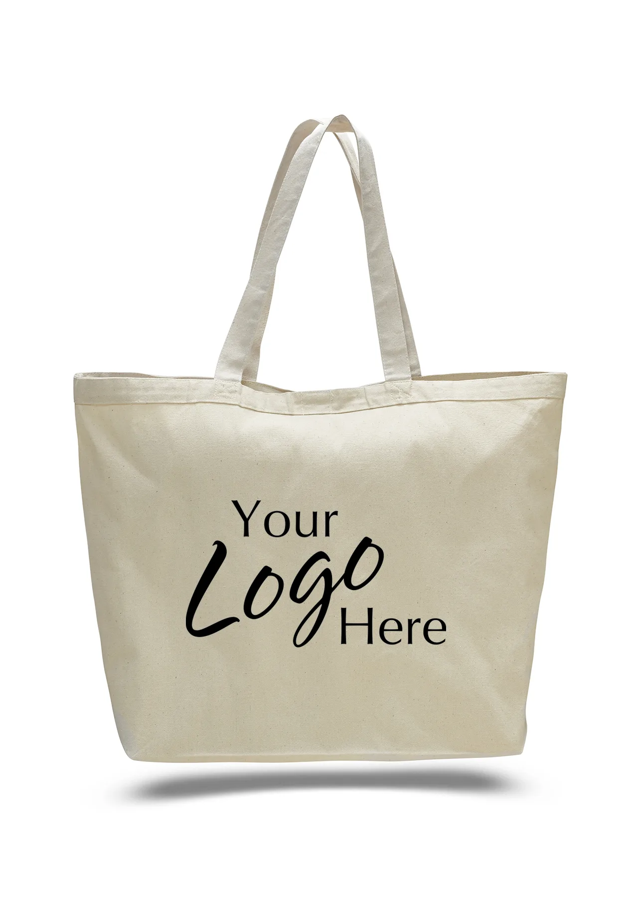 Canvas Tote Bag w/6" Gusset (23"x17"x6") view 2