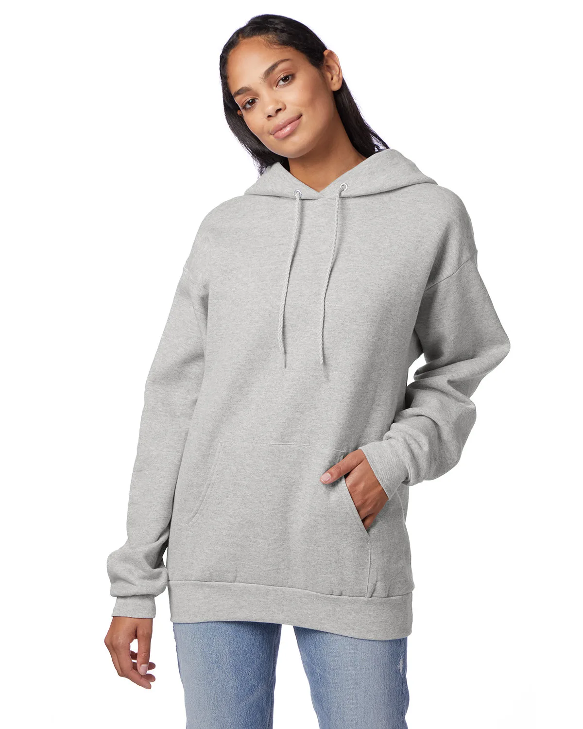 Hanes Printables Unisex Ecosmart® Pullover Hooded Sweatshirt view 2