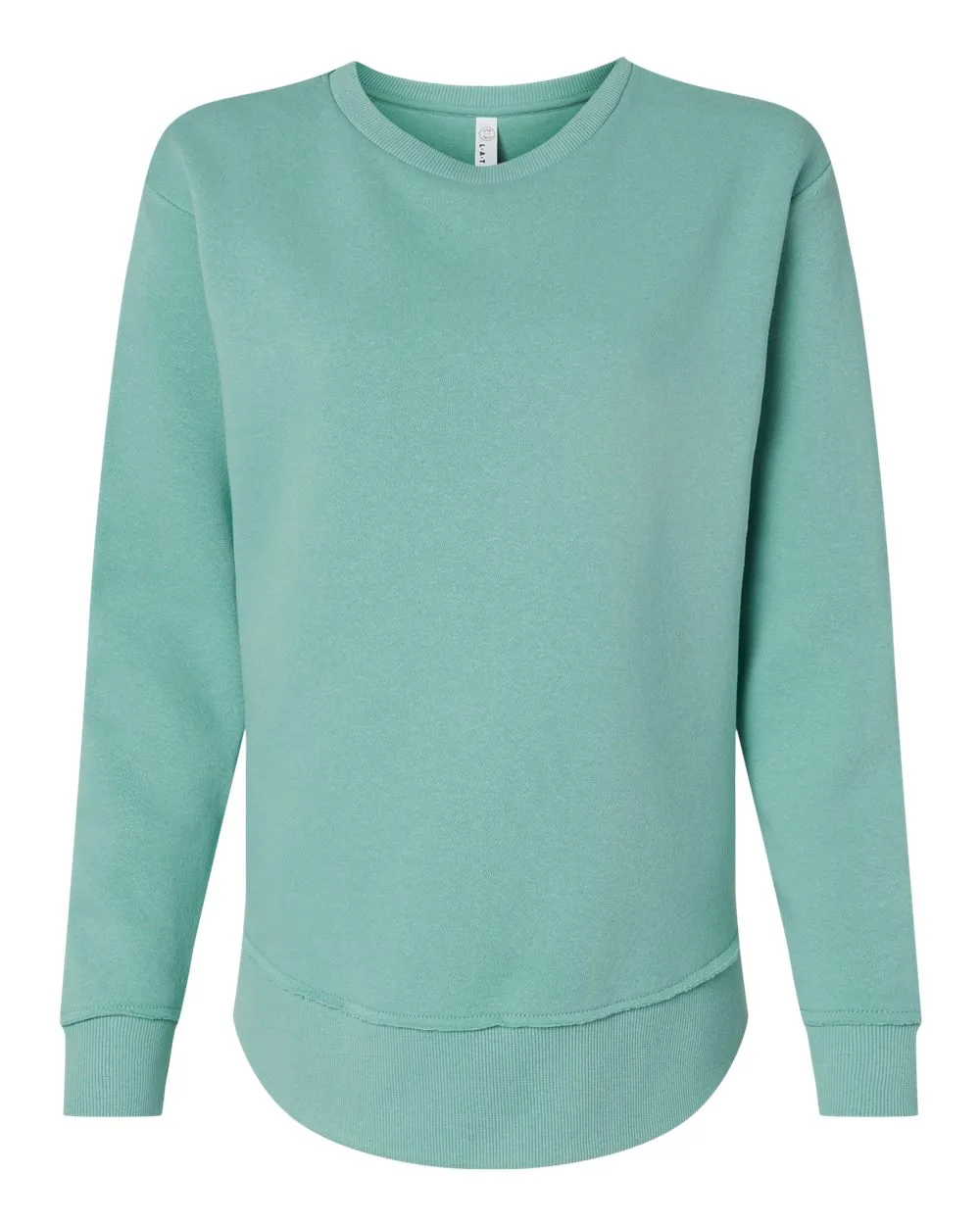 LAT® Women's Weekend Fleece Crewneck Sweatshirt view 4