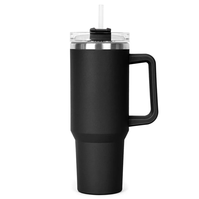 40 Oz. The Hippo Mug & Straw Lid With Twist Closure view 6
