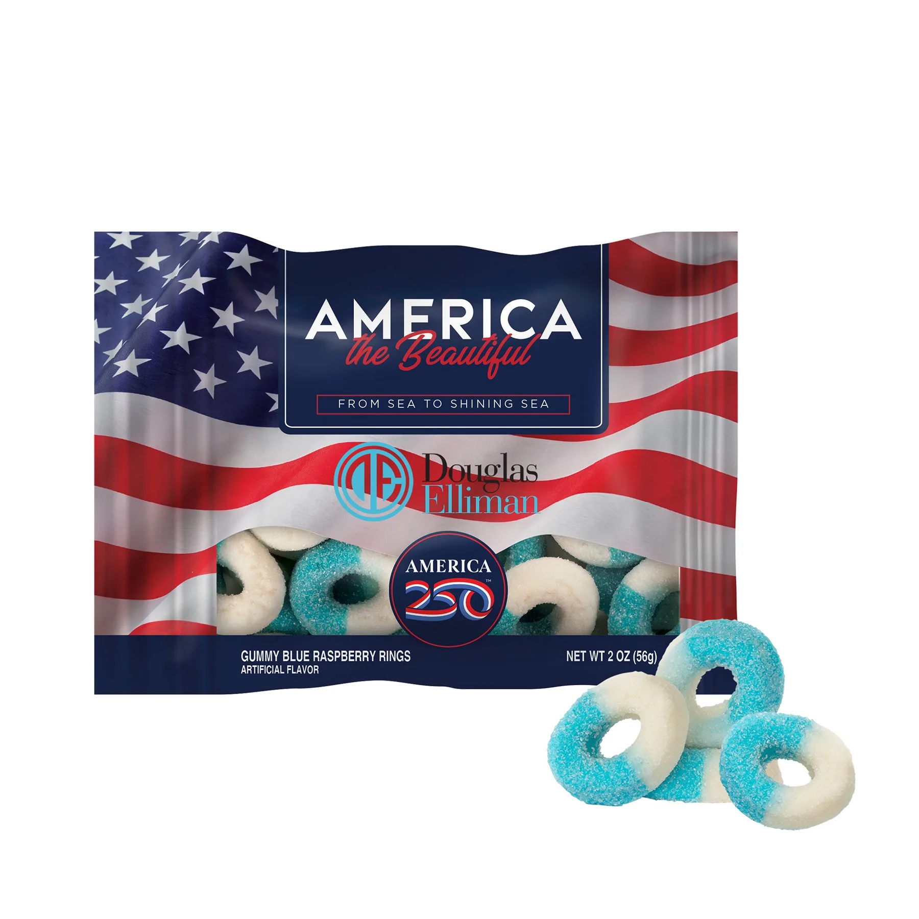 America 250- 2oz. Digibag™- Blue Raspberry Rings