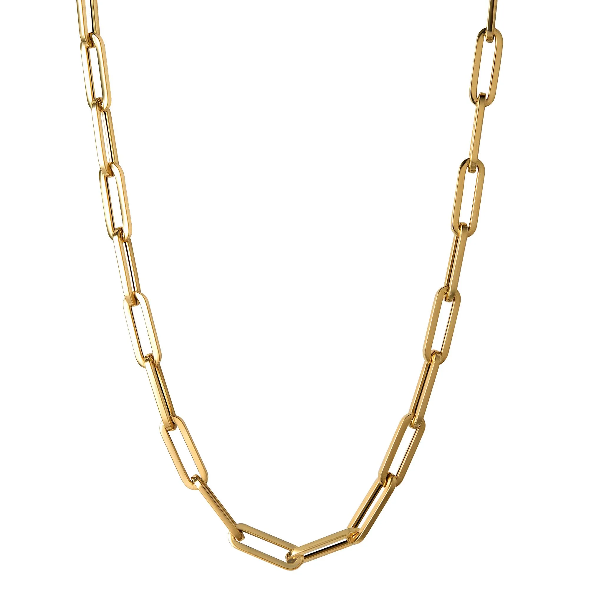Jilco Inc Chunky Paperclip Necklace
