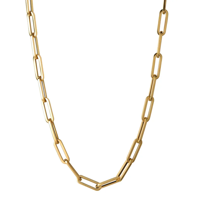 Jilco Inc Chunky Paperclip Necklace