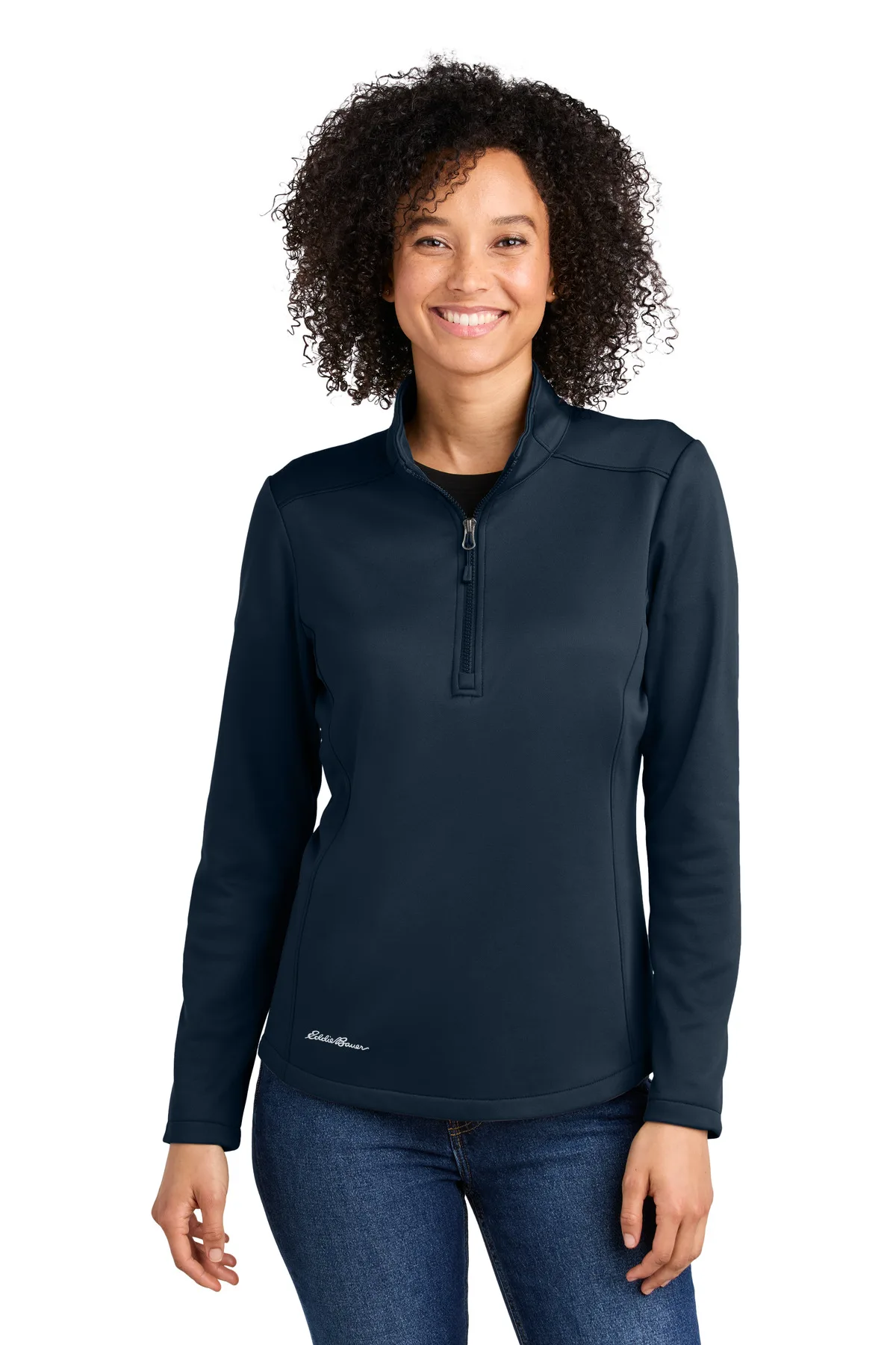 Eddie Bauer® Women's Smooth Mid Layer Fleece 1/2-Zip view 4