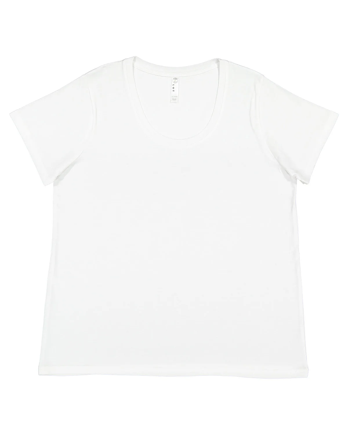 LAT Ladies' Curvy Fine Jersey T-Shirt view 6